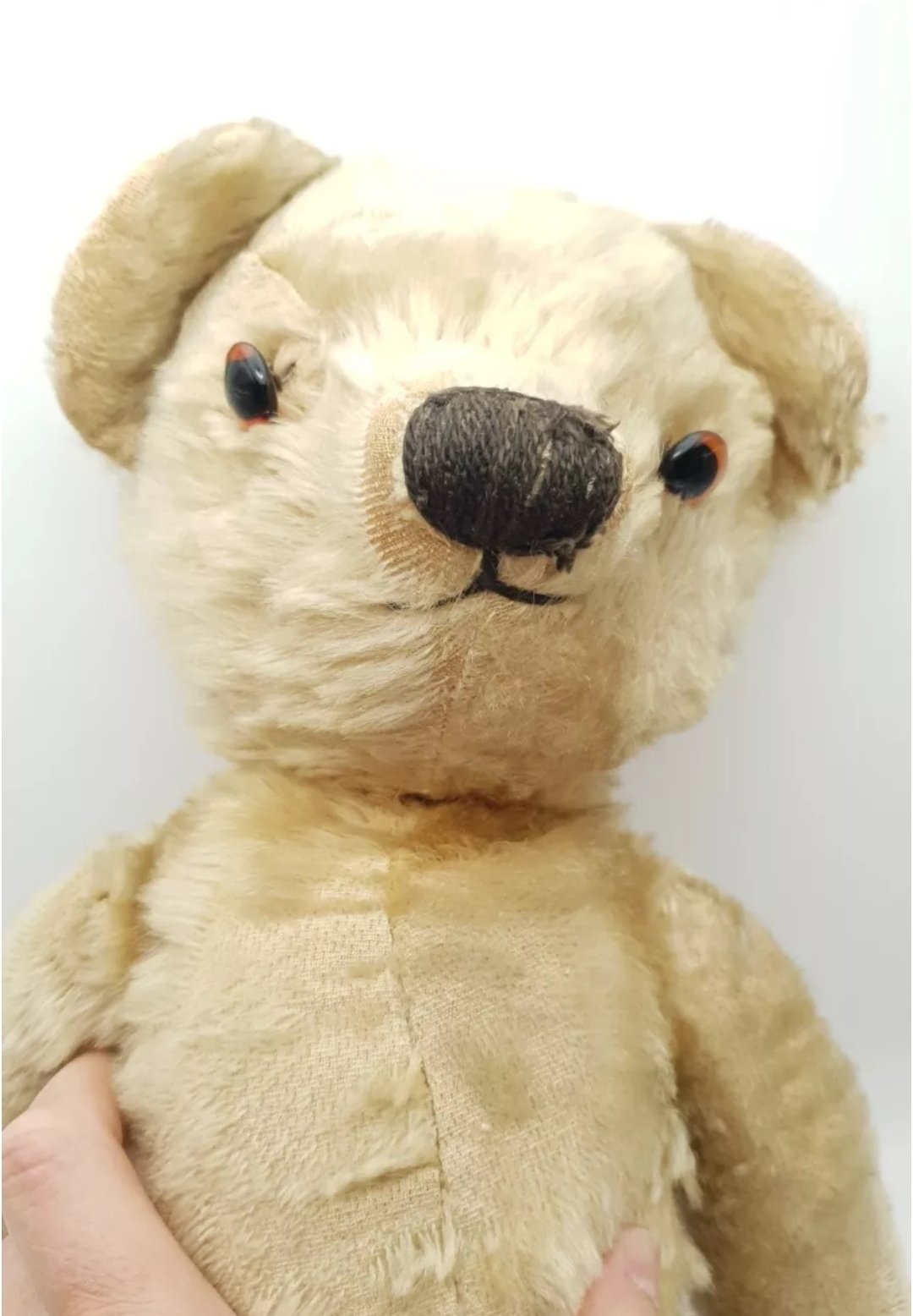 Chad Valley Mohair Teddy Bear 15in C1940s