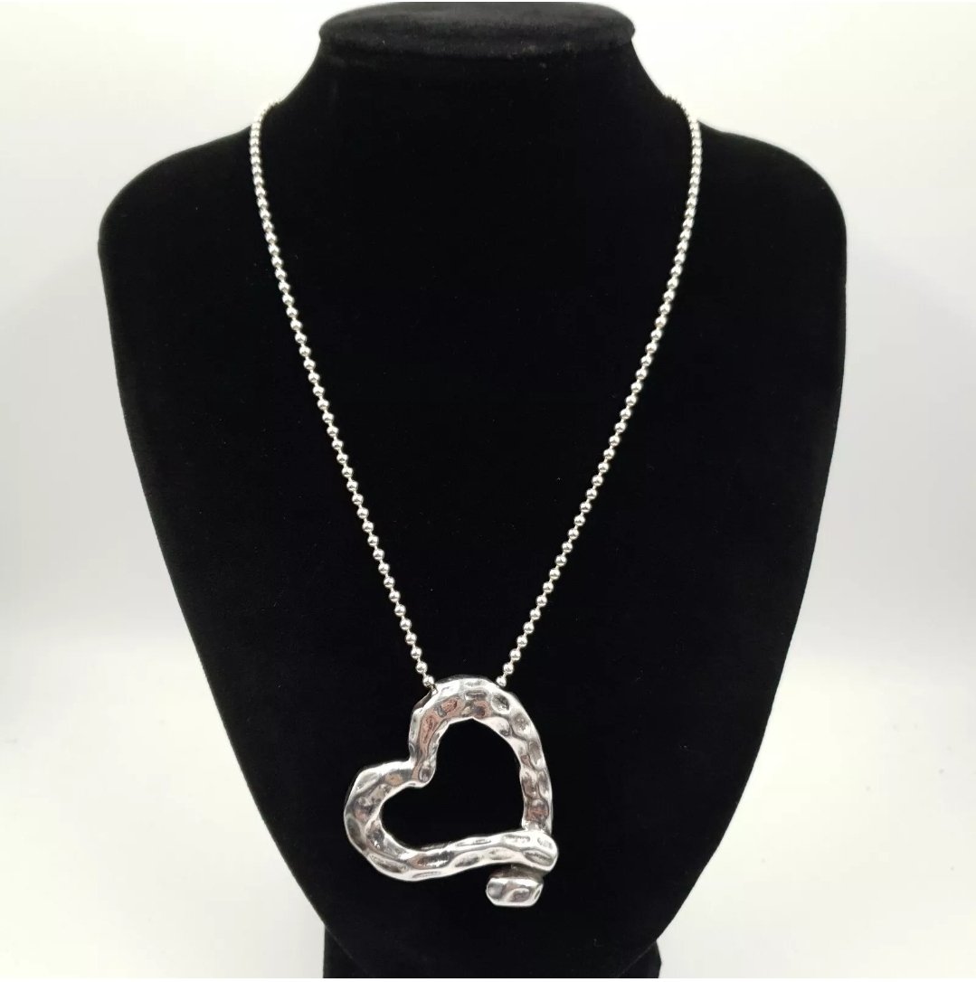 Rachel Galley Heart Pendant Sterling Silver Necklace
