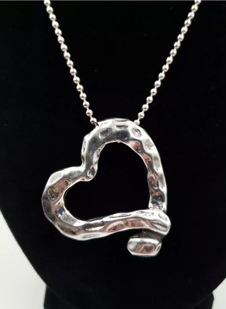 Rachel Galley Heart Pendant Sterling Silver Necklace