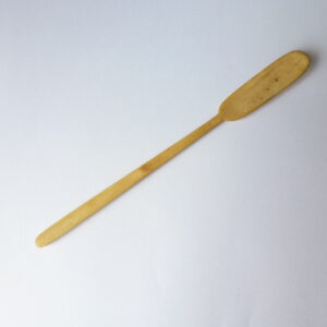 Antique Bone Marrow Scoop Carved Double Ended