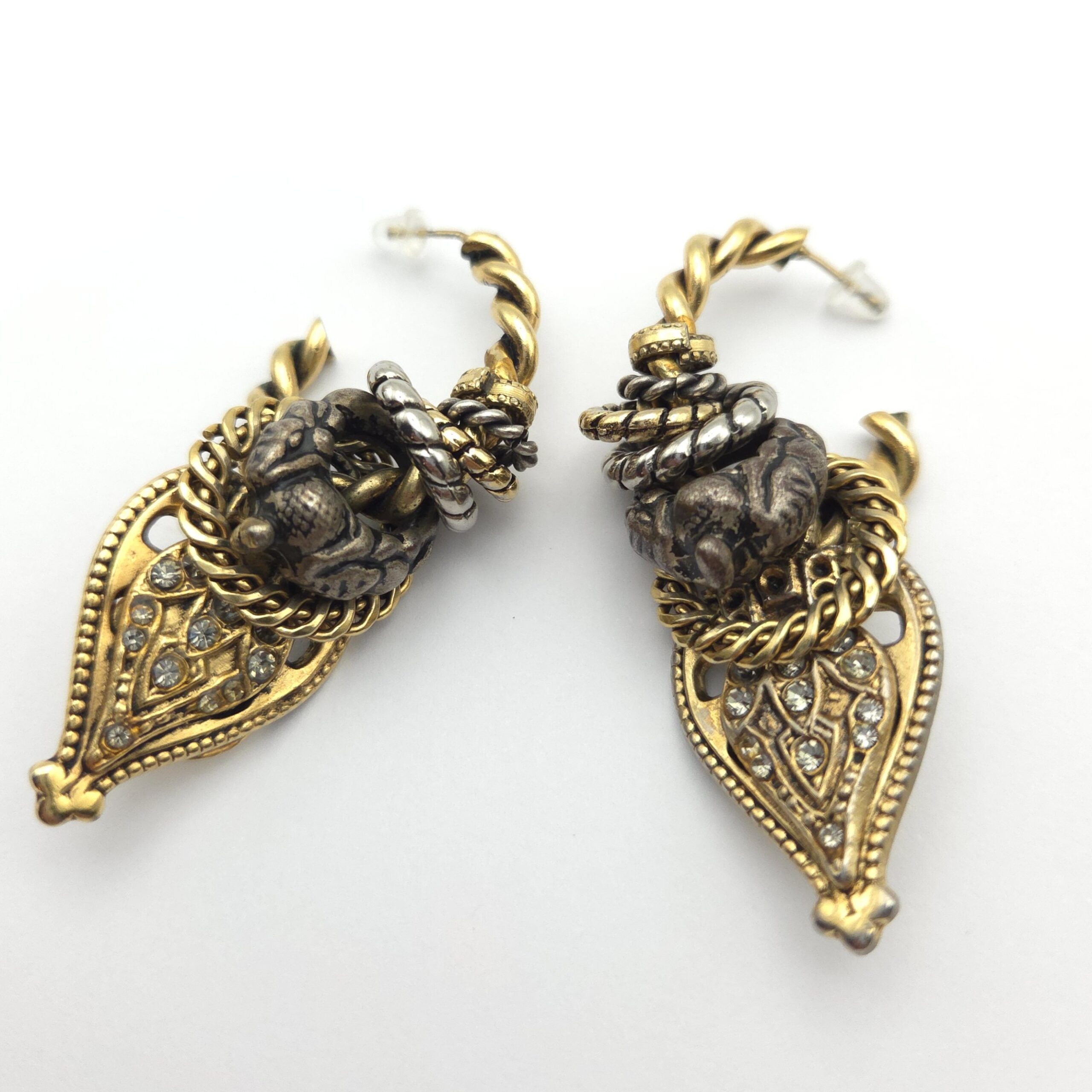 Zoe Coste Hoop Earrings Statement Etruscan