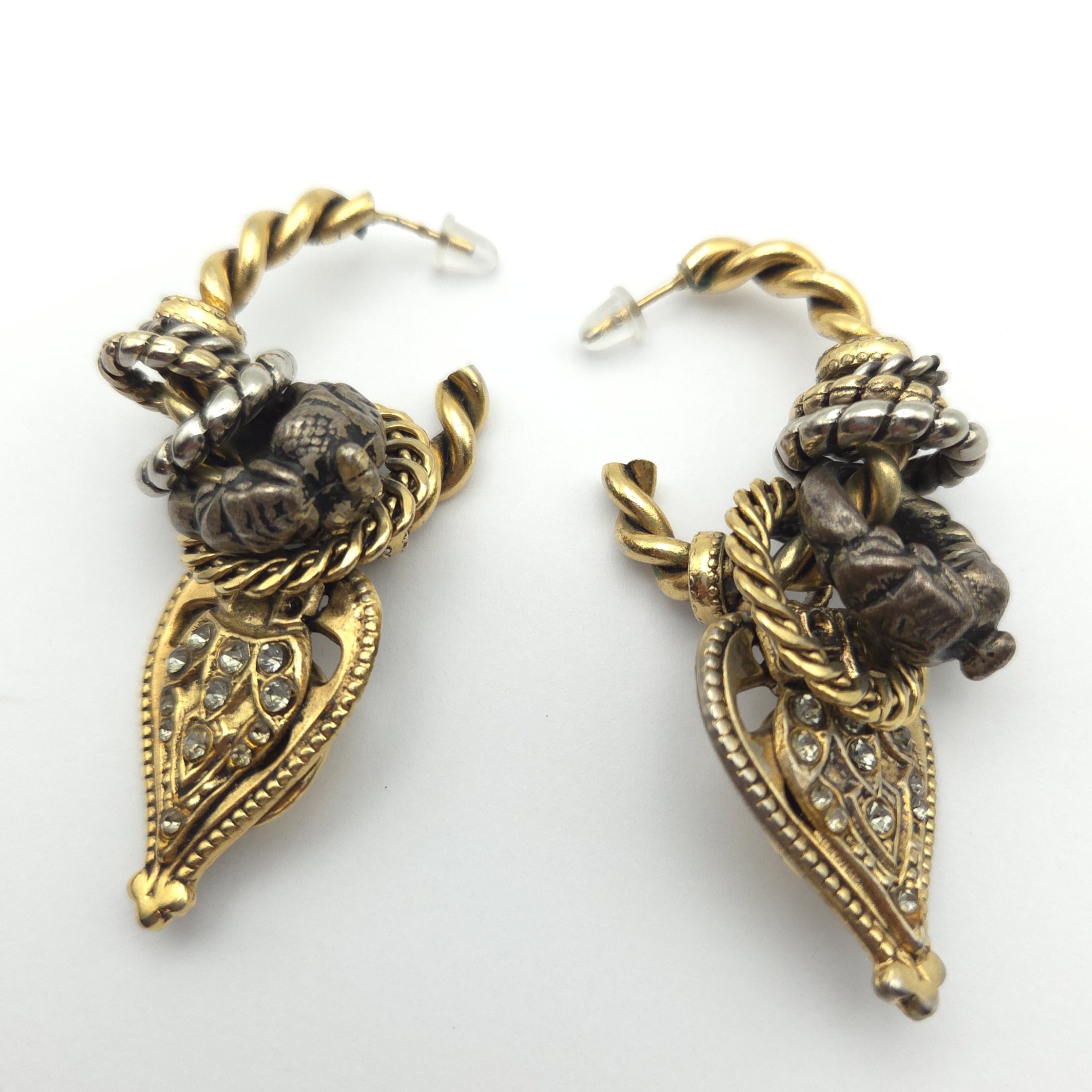 Zoe Coste Hoop Earrings Statement Etruscan