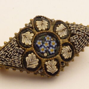 Antique Micro Mosaic Brooch