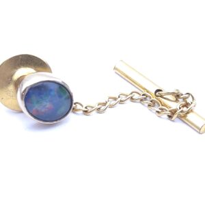 9ct Gold Opal Tie Pin