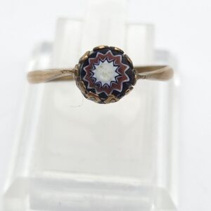 Rolled Gold Millefiori Ring